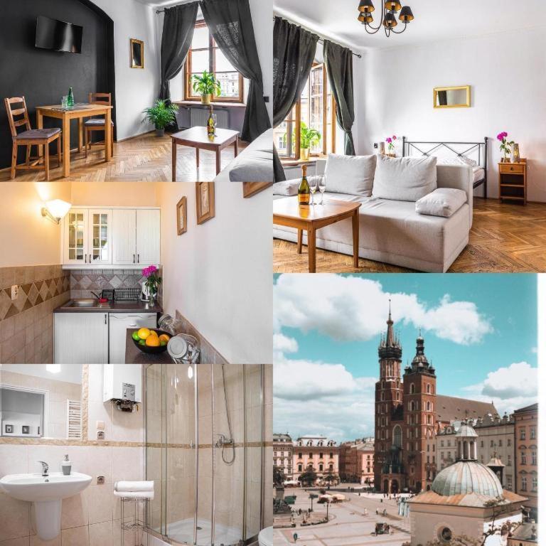 Main Square 18 View 1 Apartment Krakow Bagian luar foto